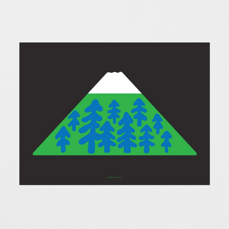 ArtPrint - Snow Peak Black